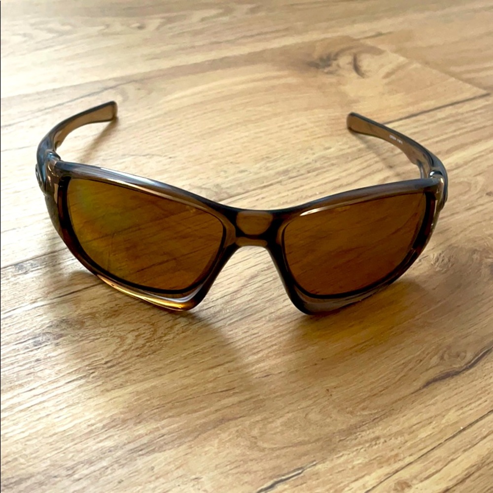 Oakley Ten X Brown Smoke Polarized Sunglasses